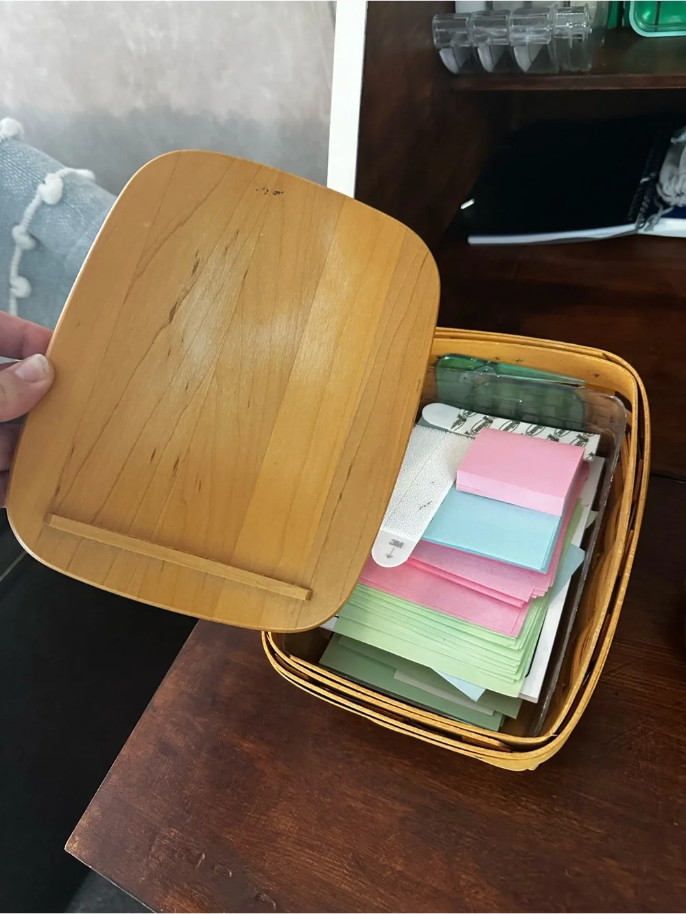 Longaberger woven straw